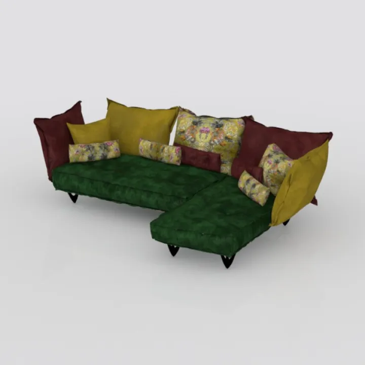 110.25x67'' Modern Upholstered L-Shape Sectional S