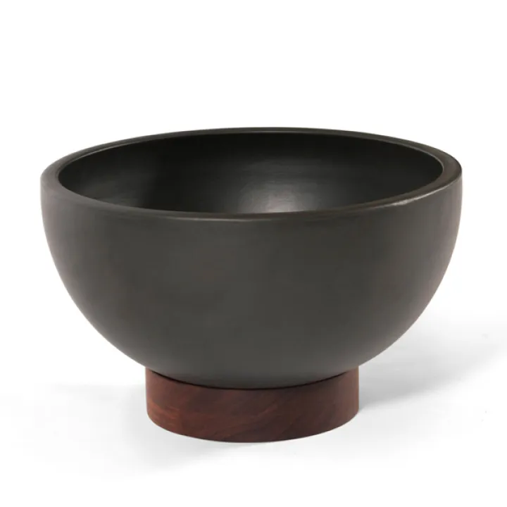 CASE STUDY CERAMIC BOWL WITH PLINTH - SMALL